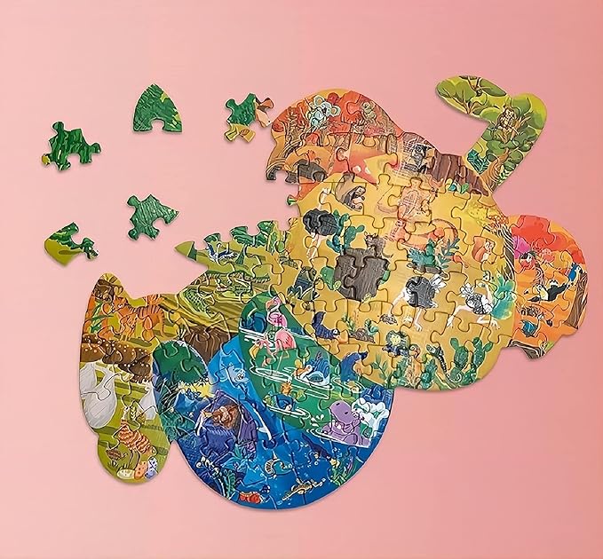 PINU Jigsaw Puzzles for Kids Ages 3-5, 6-8, 8-10, Children Colorful Fun Animal Shaped Puzzle Learning Educational Toys Gifts Games for Boys and Girls (Koala-96 PCS)