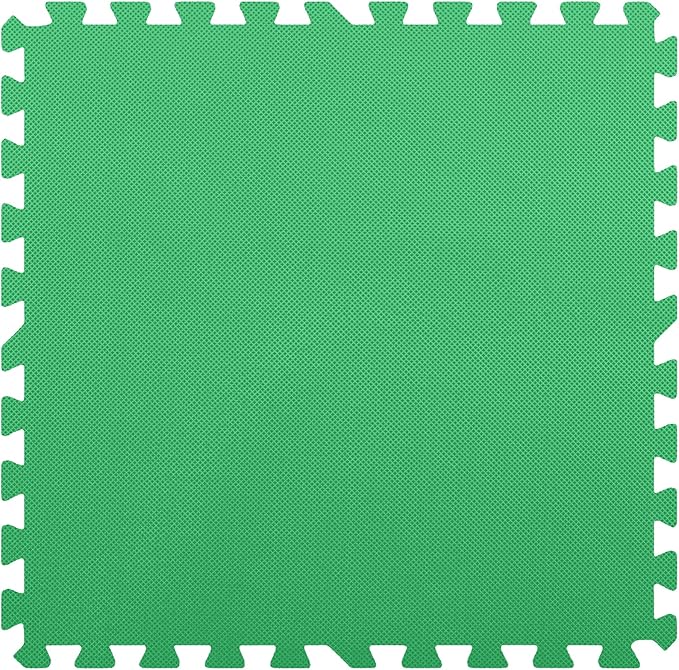Flooring Inc's 1/2" Soft Non-Toxic Baby Play Mat, Toddler Playmat, Colorful Puzzle PlayMat, Floor Mats for Kids & Babies, EVA Foam Interlocking Tiles for Nursery & Playroom | Blue, 35 Tiles, 140 Sq/Ft