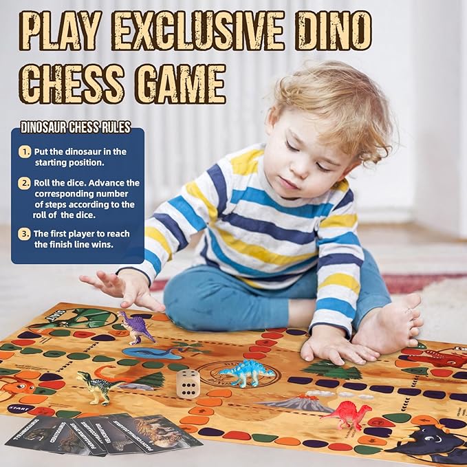 Dinosaur Eggs Dig Kit - Dinosaur Toys for Kids 5-7, Dinosaur Eggs Excavation Kit with 12 Dinosaurs Inside, Fossil Dino Toy, Dinosaur Gifts for Boys Girls 6 and Up Year Old Birthday Easter Gifts