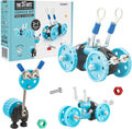 The Off Bits Vehicle STEAM Building Set, Educational Gift Idea, Build Your Own Robot Toy for Kids Age 6 7 8 9+ Year Old Boys and Girls, Stem Toys Engineering Kit, Construction Toys Steam Gift