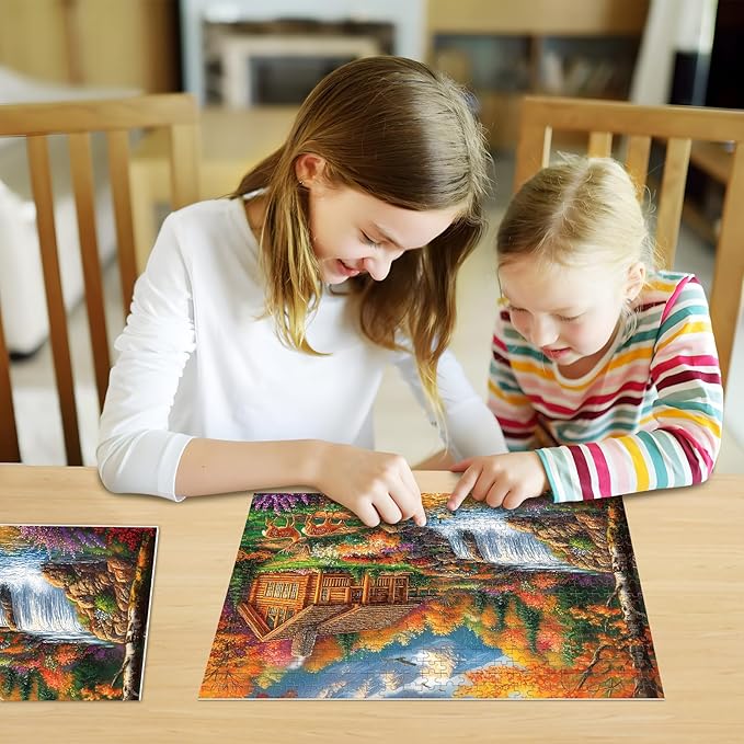Puzzles 500 Pieces for Adults | Alpine Serenity Jigsaw Puzzles | Recycled Cardboar Jigsaw Puzzles 500 Pieces | Challenging Family Activity Great Gift Idea for Family Friends | 20.5 X 15 inches