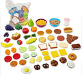 Learning Resources New Sprouts Complete Play Food Set - 50 Pieces, Ages 2+ Toddler Play Food, Kitchen Play Food, Play Food Sets for Kids