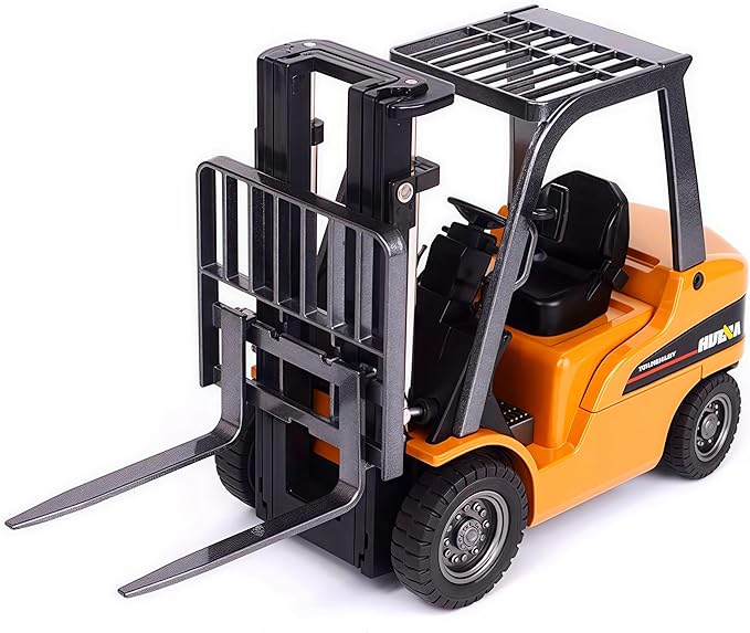 Forklift Truck Toy with Moveable Joint, 1:50 Scale Diecast Warehouse Lifting Vehicle for Kids, Forklift Toy, Alloy Fork Truck Model Toy for Kids Play, Collection or Decorative Ornament