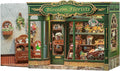 CUTEBEE Book Nook Kit, DIY Miniature House Kits for Adult and Teens, Dollhouse Booknook Tiny House, Bookshelf 3D Wooden Puzzle, DIY Craft Gifts for Family and Friends (Blossom Florists)