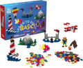 PLUS PLUS Learn to Build Set, Interlocking Mini Building Blocks, 3D Puzzle Construction Stem Toy for Kids - Basic Mix, 400 Pieces