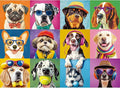 300 Pieces Puzzles for Adults,Large Pieces Multicolor Dogs Puzzle for Kids Teens Seniors,Funny Puppy Theme Jigsaw Puzzles for Kids Ages 8-10 8-12 10-12,Puzzles for Family Game Nights,20.5 x 15 in