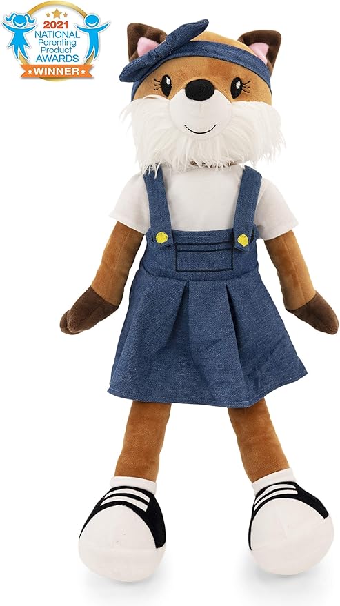Plushible Soft Baby Doll, 18 Inch Fox - Plush Rag Doll with 2 Clothing Sets, My First Plush Toy for Girls, Boys & Infants, Soft Baby Stuffed Toy, Adorable Companion for 1 Year Old & Up