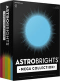 Astrobrights Mega Collection, Colored Cardstock,"Classic" 5-Color Assortment, 65 lb/176 gsm, 8.5" x 11" - MORE SHEETS! (91630) (Pack of 1920)