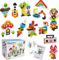 Picasso Cubes 0.5” Pixel Magnetic Puzzle Cube 400 Piece Mix & Match Sensory Toys STEAM Education Learning Building Block Magnets Children Construction Toy Set Stacking Magnet Creative Kit PMC400