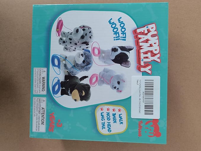 YH YUHUNG Interactive Dalmatian Walking Dog Toy with Leash Remote Dog Toy for Kids, Plush Puppy That Walks, Barks & Wags, Electrnoic Pets Soft Interactive Stuffed Animal, Battery Powered Puppy, 3+