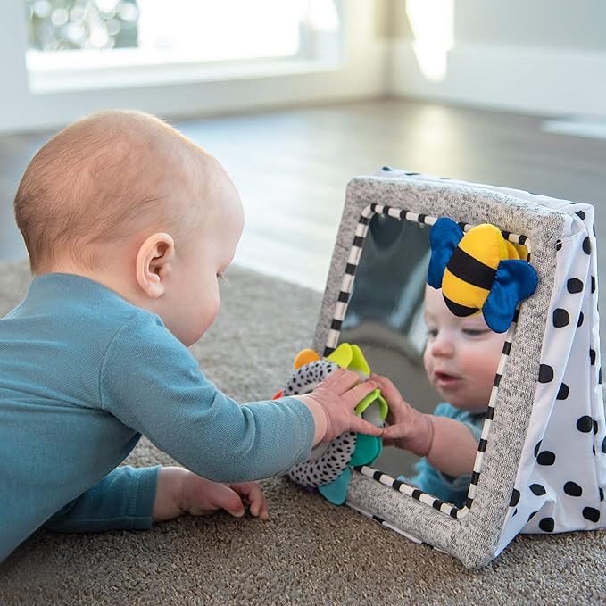 Sassy Tummy Time See Me Floor Mirror for Ages 0+ Months (80928) (Pack of 6)