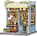 Book Nook Kit, DIY Miniature House Kits for Adult and Teens, Dollhouse Tiny Booknook Garden House Bookshelf, DIY Craft Gifts for Family and Friends (Anna's Blue Blossom)