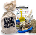 Gemstone Paydirt Geodes for Kids Break Open Science Kits for Kids Age 8-12 Shark Teeth Fossil Digging Kit for Educational Toys, Rock Collections for Mining Bucket Rock Collection