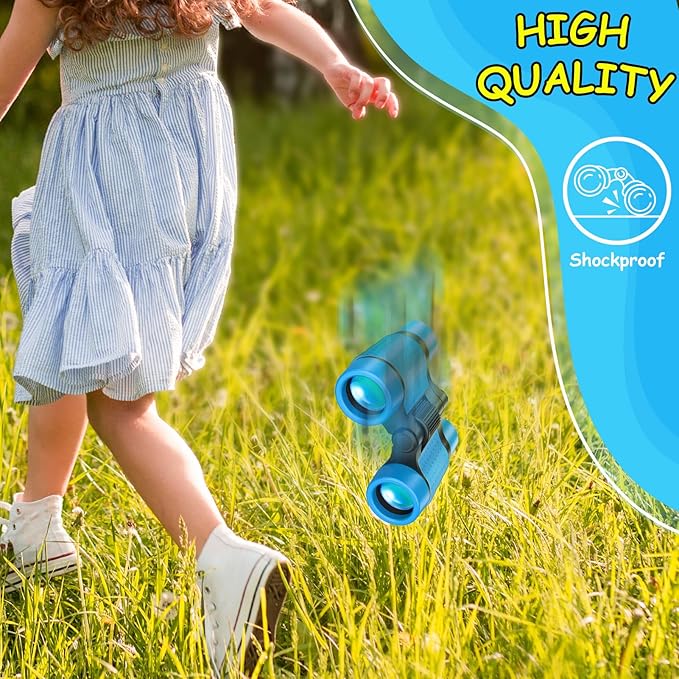 ESSENSON Binoculars for Kids Toys Gifts for Age 3-12 Years Old Boys Girls Kids Telescope Outdoor Toys for Sports and Outside Play, Bird Watching, Birthday Presents