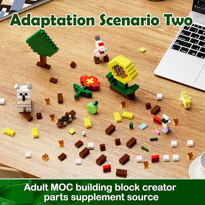 360 Piece Black Classic Building Blocks Bulk, 7 Sizes Building Bricks Assortment Pack, Compatible with Lego Parts and Pieces (Black)