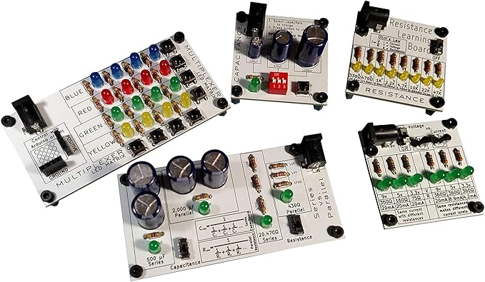 Learn to Solder | Electronics Learning Board: Resistance | STEM Kit | Practice Soldering & Learn Electronics