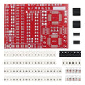 Soldering Practice Kit DIY Red PCB 0603 Series Resistors SMD SMT Electronics Projects Soldering Kit Simple Welding Skills Learn Soldering Kit for Beginners (02H0703)