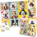 Puzzles for Kids Ages 6-8 8-10 10-12 Year Old and Seniors- Cute Dogs Portrait Jigsaw Puzzle- 100 Piece Puzzles Colorful Children Puzzles Educational Toys Puppy Animal Puzzle as Home Decor