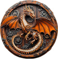 KAAYEE Wooden Puzzles for Adults, 3D Vision Mechanical Dragon Wooden Jigsaw Puzzles, Unique Shape Advanced Wood Puzzle Adult Birthday Fathers Mothers Gifts Family Games (M-11.4 * 11.3in-200pcs)