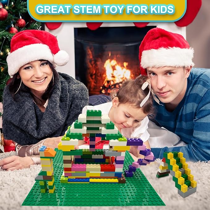 300 PCS Building Bricks Compatible with Lego Classic - 300 Pieces Basic Bulk Building Blocks in Random Color - Mixed Shape (300PCS)
