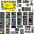 KEYESTUDIO 48 Sensors Modules Starter Kit for Arduino with LCD, 5v Relay, Sound, LED Modules, Servo Motor, Motion, Pressure Sensor, Gas Sensor, etc.Programming for Beginners Adults Learning