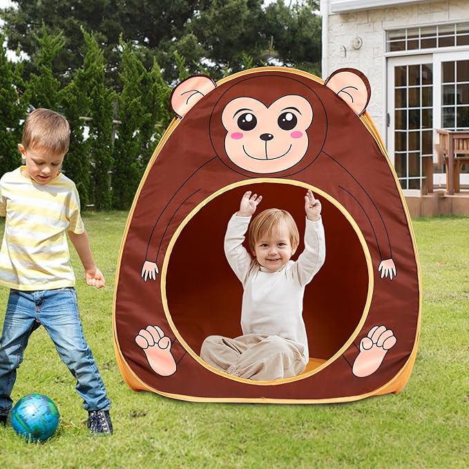 Kids Play Tent BOENBRO Pop Up Tent for Kids Foldable Play Tent Playhouse with Storage Bag Toddler Tents for Indoor and Outdoor Birthday Toy for Boys Girls