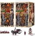 Book Nook Kit, DIY Miniature Dollhouse Booknook Kit, 3D Wooden Puzzle Bookend Bookshelf with LED Light for Adults Teens, Gifts for Family and Friends (Sleeping Beauty)