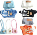 15cm & 17cm Doll Clothes Outfits Set - Premium Dress Up Bundle with Exquisite Accessories | Soft Fabric Fashion Doll Costume for 15-17cm Dolls (3set Orange+Blue+Black)
