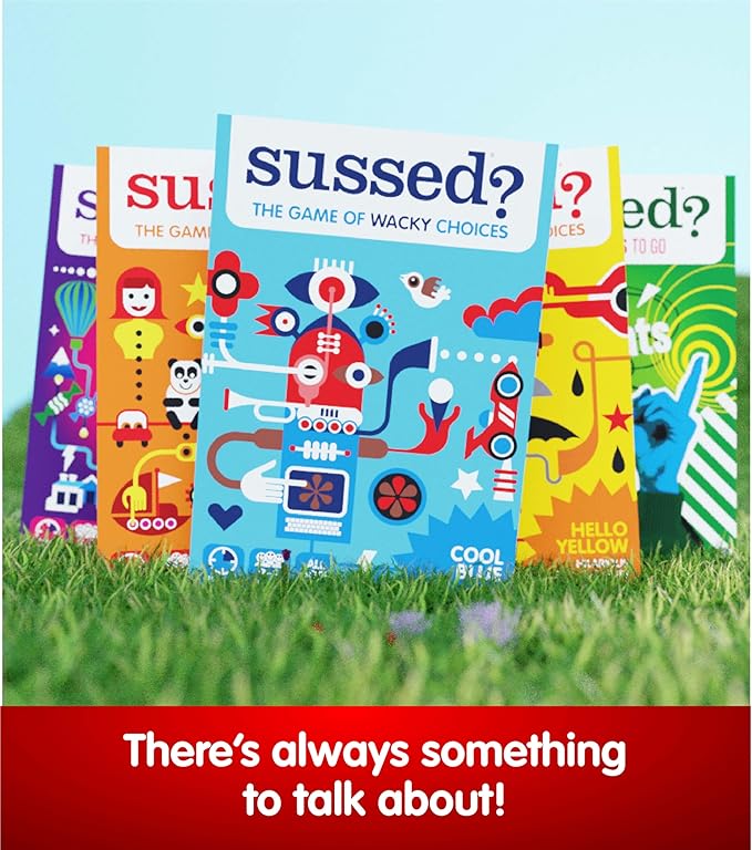 SUSSED The Wacky ‘What Would You Do’ Travel Card Game - Social Fun for Kids and Teens - Fun Boo Basket Stuffer for Families - Ages 7+ - Orange Pack