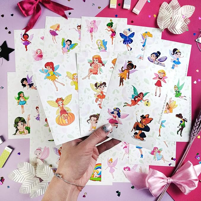BulbaCraft Fairy Stickers and Decals for Laptop, Fairy Decorations for Birthday Party, Gifts for Women & Men
