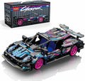 Sosuy Building-Block Race-Car Set, 1:18 Technical Model Kit 513 Pcs DIY Pull-Back Cyberpunk Toy for Boy Girl Kid Age 6+ Year, Birthday Gift for Teen Adult Display, Speed Super Sports Cars Bricks Icons