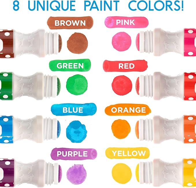 40 Dauber Dawgs Washable Dot Markers for Toddlers - Bingo Markers for Dot Art w/ PDF Activity Books, Dot Paints Washable for Kids, Bingo Dabbers Dotters & Dobbers, Holiday Gifts Daubers, Dot Painting