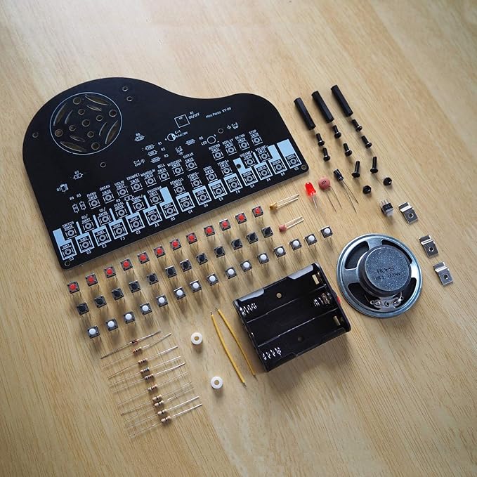 DIY Piano Soldering Project Kit Electronics Solder Practice Kit, Great STEM Project and Gift, Multi-Function