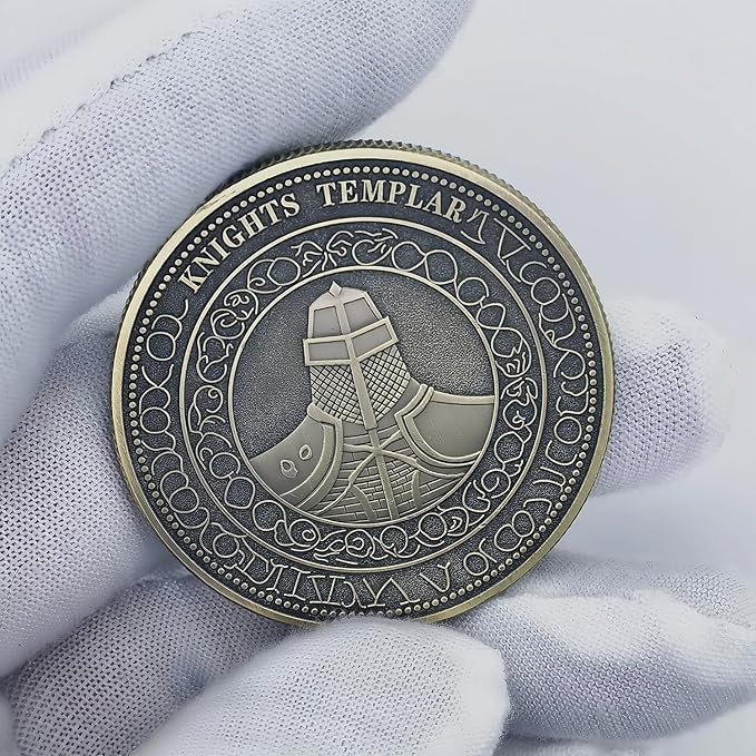 Knight Templar Challenge Coin Religious Coin Collection Commemorative Gift