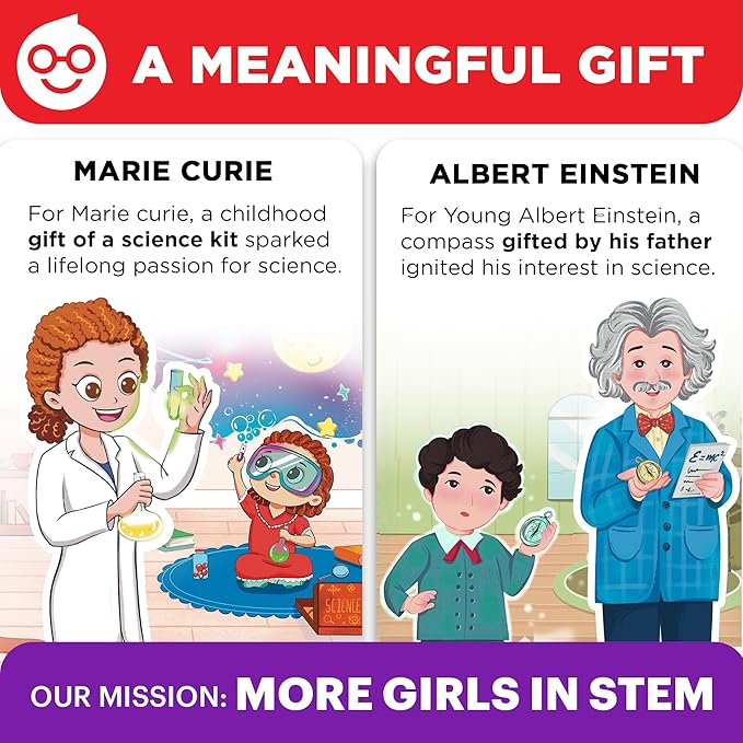 Doctor Jupiter Girls First Science Experiment Kit for Kids Ages 4-5-6-7-8| Birthday Gift Ideas for 4+ Year Old Girls| STEM Learning & Educational Toys