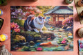 The Koi and The Kitty Encounter | Traditions by Mosaic Puzzles - 1000 Piece Puzzle