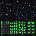 AOWDIAO Glow in The Dark Star Stickers – 630 Pieces (4 Sizes) – Luminous Ceiling & Wall Decor for Kids’ Bedroom, Nursery, Party