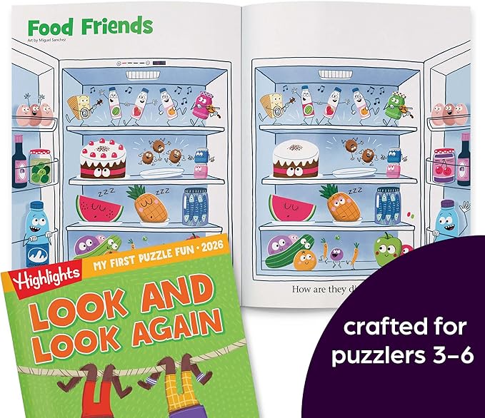 My First Puzzle Fun 2026 Activity Book Set with Mazes, Matching and More, Kids Puzzle Books for Travel, Learning and Screen-Free Play for Kids 3-6