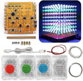 MINI 3D Led Cube DIY Electronics Kit Soldering Project Kit (3D8MINI-MULTI-KIT)