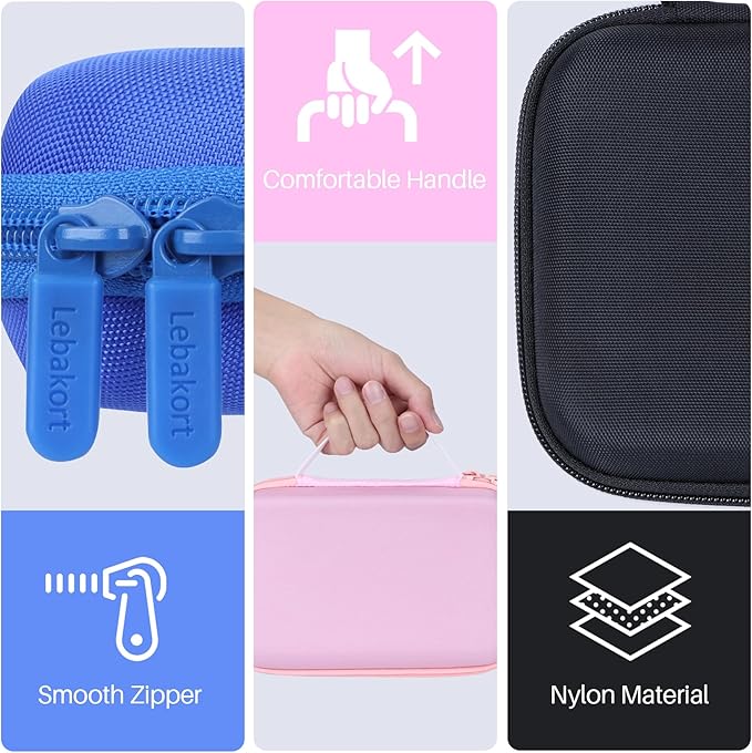 Storage Case Compatible with GiiKER Super Slide Puzzle Original 500+ Challenges Brain Teaser Puzzle (Pink Case)