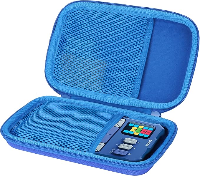 Storage Case Compatible with GiiKER Super Slide Puzzle Original 500+ Challenges Brain Teaser Puzzle (Blue Case)