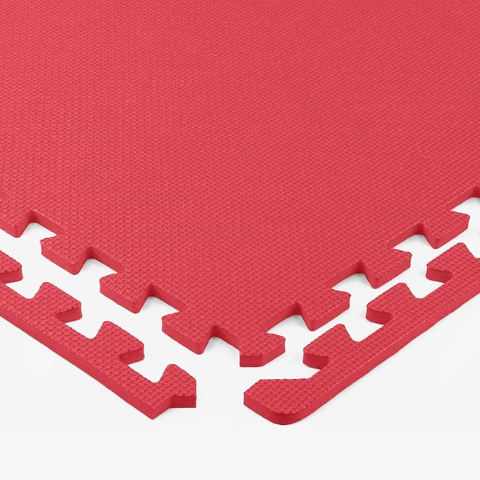 FlooringInc's 1/2" Soft Non-Toxic Baby Play Mat, Toddler Playmat, Colorful Puzzle PlayMat, Floor Mats for Kids & Babies, EVA Foam Interlocking Tiles for Nursery & Playroom | Blue, 12 Tiles, 48 Sq/Ft
