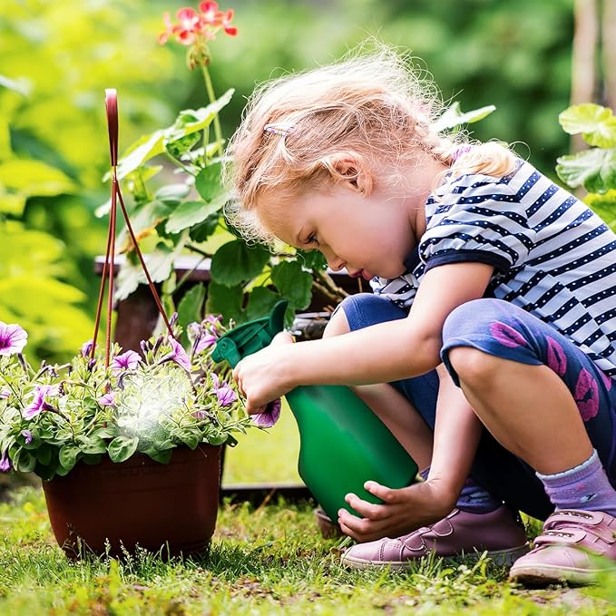 Kids Gardening Tools Set,8pcs Wheelbarrow Set for Kids with Shovel, Rake, Watering Can Outdoor Backyard Farm Digging Toys, Halloween Christmas Birthday Gifts for Boys Girls