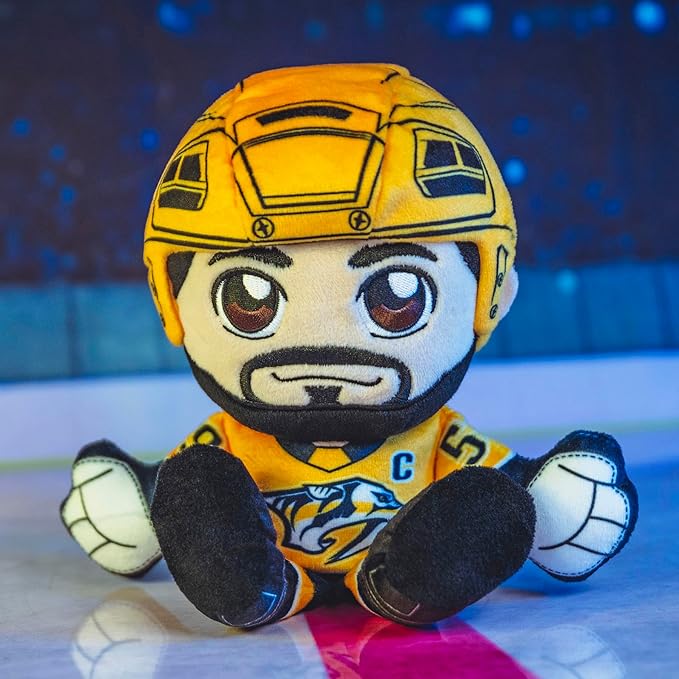 Bleacher Creatures Nashville Predators Roman Josi 8" NHL Kuricha Sitting Plush - Soft Chibi Inspired NHL Superstar