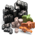 Chomp Board Game - Tile Laying Game - 1 Minute to Teach - 1 to 4 Players - 20 Minute Play Time (Chomp: Meeple Upgrade)