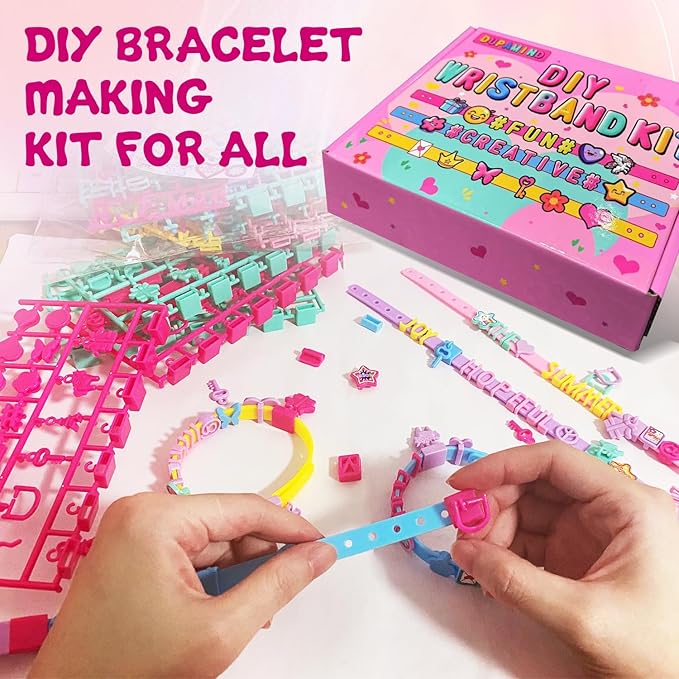 Friendship Bracelet Making Kit for Girls, Christmas Gifts Art & Craft Kits for Kids, DIY Jewelry Making Kit, Birthday Present for Ages 4-12, Toy for Age 4, 5, 6, 7, 8, 9, 10, 11, 12 Years Old