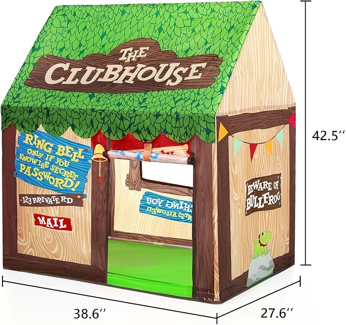 SweHouse Kids Play Tents Indoor: Cute Playhouse Tent for Kids with Projector - Toddler Play Tents Boys Fort Play Area Decorations for Birthday
