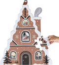 Wee Gallery Floor Puzzle, 24-Piece Jumbo Jigsaw Puzzles for Toddlers, Early Learning Activity, Cognitive and Fine Motor Skills Development, Learning Toys for Toddlers, Gingerbread House