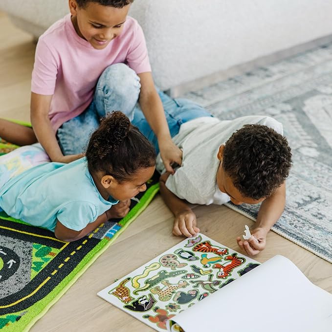Melissa & Doug Reusable Sticker Pad: Habitats - 150+ Reusable Stickers - FSC Certified