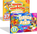 Search and Find Book, and Handwriting Practice & Tracing Books for Kids 3-8 - 50+ Travel Games for Car and Airplane, Preschool Learning Activities, Kindergarten Workbooks, Gift for Kids